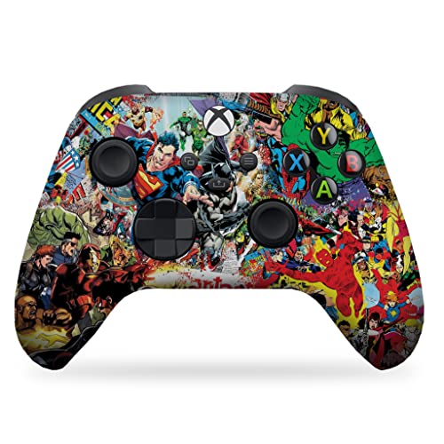 DreamController Comics Custom X-box Controller Wireless compatible with X-box One/X-box Series X/S by DreamController | Proudly Customized in USA with Permanent HYDRO-DIP Printing (NOT JUST A SKIN) - Image 1