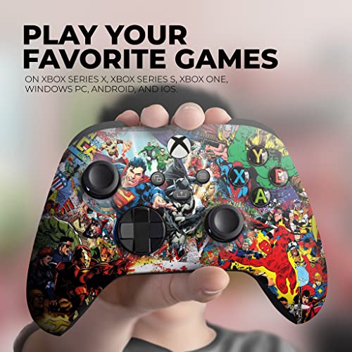 DreamController Comics Custom X-box Controller Wireless compatible with X-box One/X-box Series X/S by DreamController | Proudly Customized in USA with Permanent HYDRO-DIP Printing (NOT JUST A SKIN) - Image 4