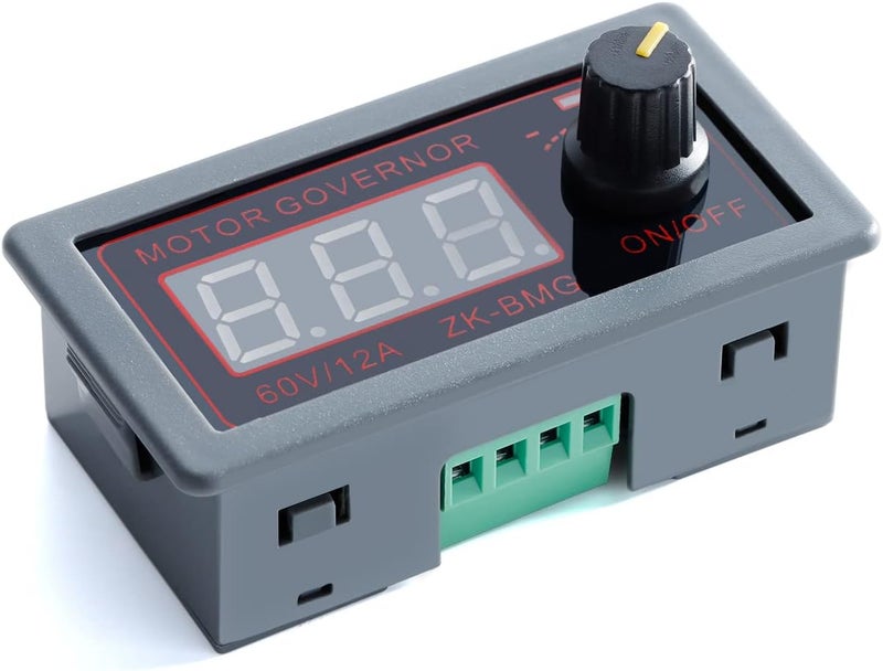 EC Buying ZK-BMG DC Motor Speed Controller, DC Motor Controller 9V-60V/12A/500W DC Encoder, PWM Control Adjustable Speed Variable Rotary Switch PWM Signal Generator Module - Image 1