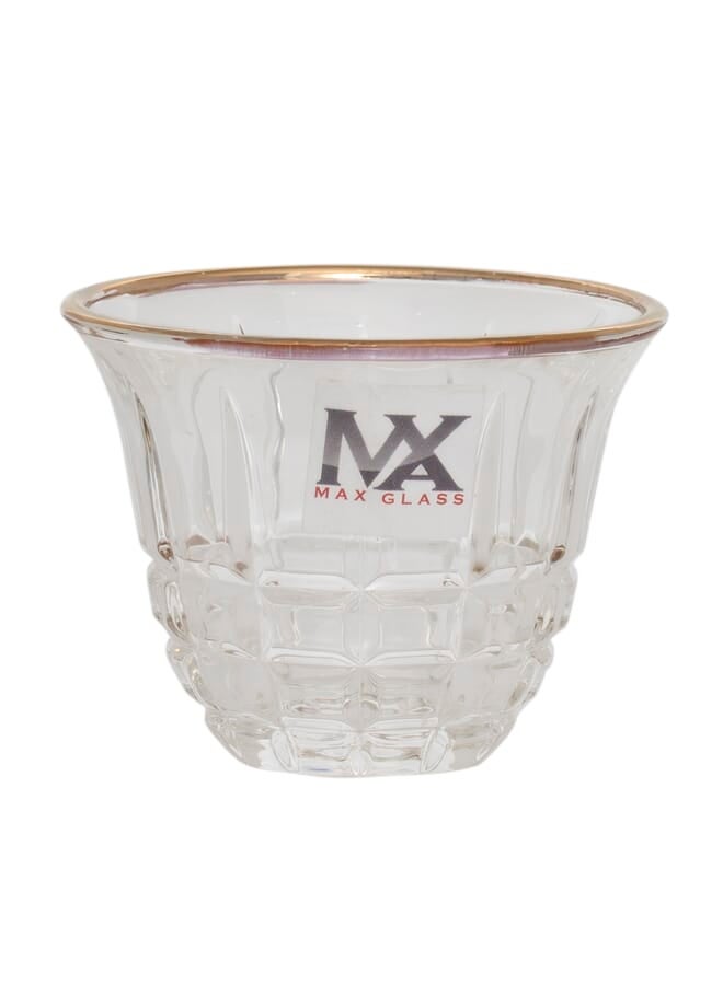 ماكس طقم فناجين قهوة بورسلان ماكس جلاس، 6 قطع - ابيض - Image 2