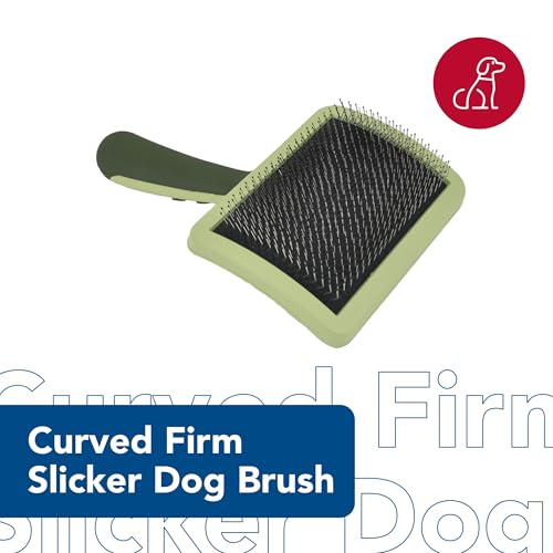 Coastal Pet Safari Curved Firm Slicker Brush - For Dog Grooming and Detangling All Hair Types - 6.5" x 3.06" - Image 2