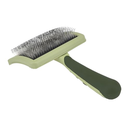 Coastal Pet Safari Curved Firm Slicker Brush - For Dog Grooming and Detangling All Hair Types - 6.5" x 3.06" - Image 1