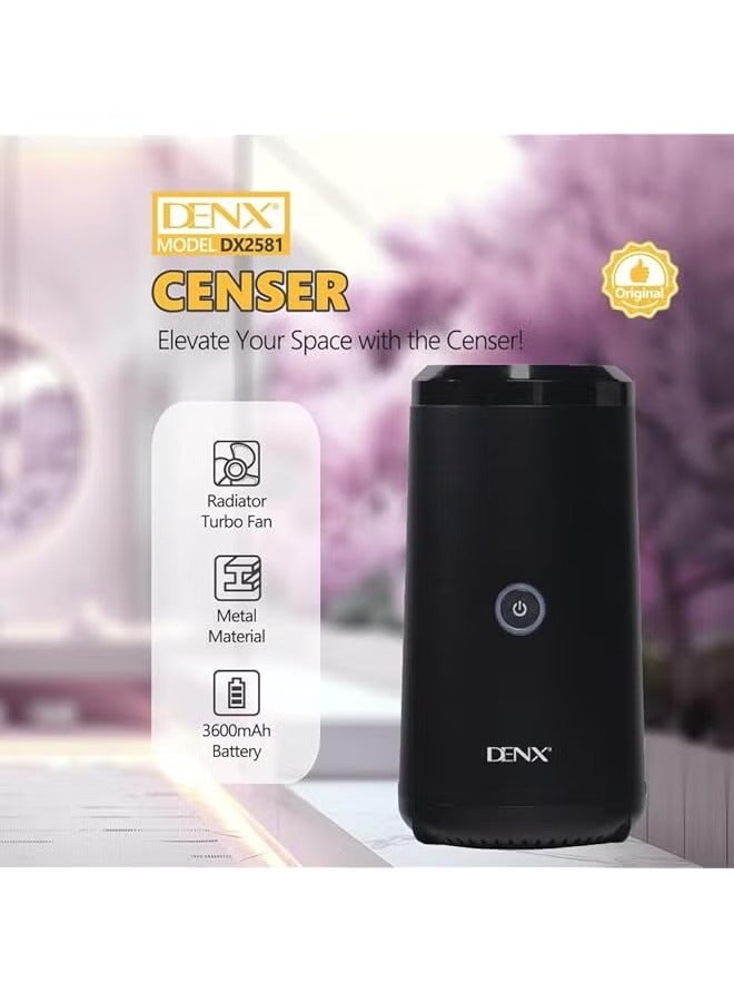 Denx Dinks Black and White Incense Burner - Image 3