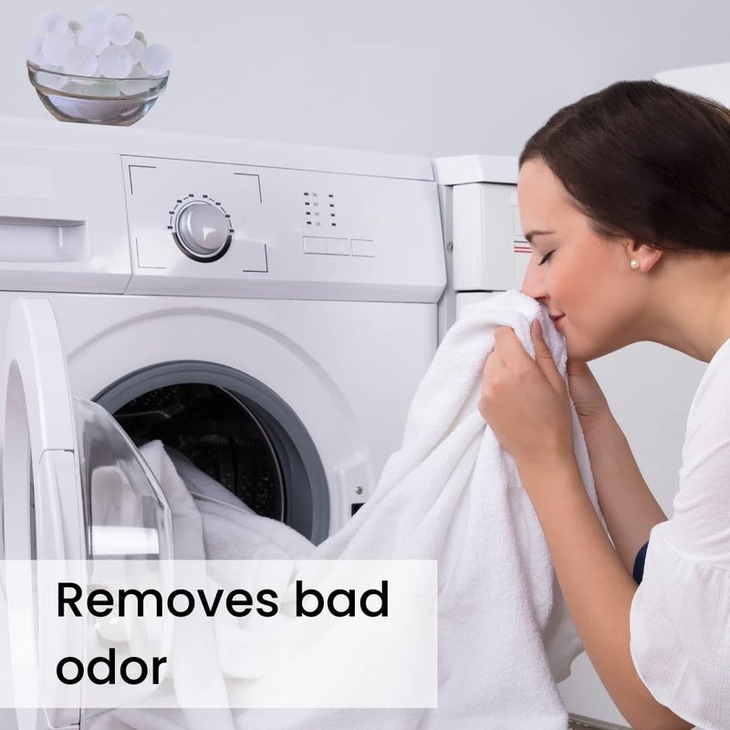 RiverSoft WF-05 خرطوشة فلتر غسالة الملابس للمياه العسرة | تحمي الملابس من المياه العسرة، تزيل الروائح الكريهة وتمنع ترسب الكلس في الغسالة (خرطوشة فقط، بيضاء) - Image 4