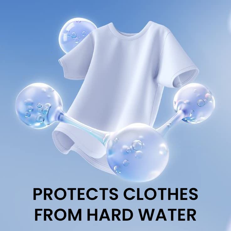 RiverSoft WF-05 خرطوشة فلتر غسالة الملابس للمياه العسرة | تحمي الملابس من المياه العسرة، تزيل الروائح الكريهة وتمنع ترسب الكلس في الغسالة (خرطوشة فقط، بيضاء) - Image 3