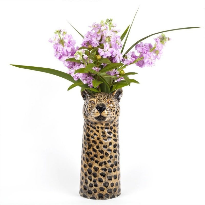 Quail Ceramics  Leopard Flower Vase  Large