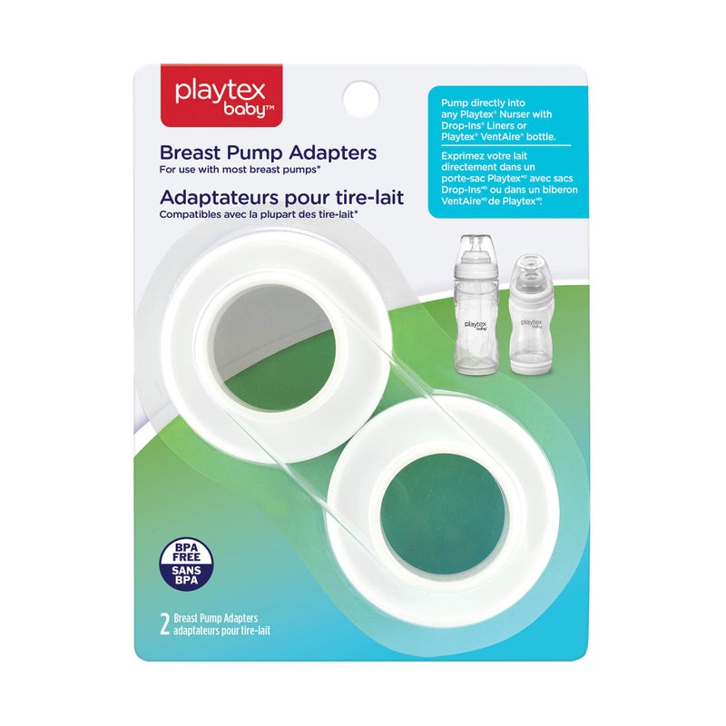 Playtex Baby Breast Pump Adapters, 2 Count - Image 1