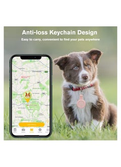 Y&D 2 Pack Bluetooth Key Finder Locator, Mini Anti Lost Item Tag Tracker Alarm For Pet, Key, Wallet, Luggage, Compatible With Ios And Android, Incl Silicone Protective Cases (White and Pink)  - Image 5