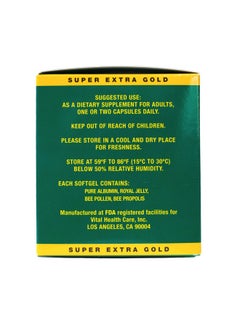 VITAL New & Improved Super Albumin Gold Extra Strenth 1500 mg 200 Capsules  - Image 2