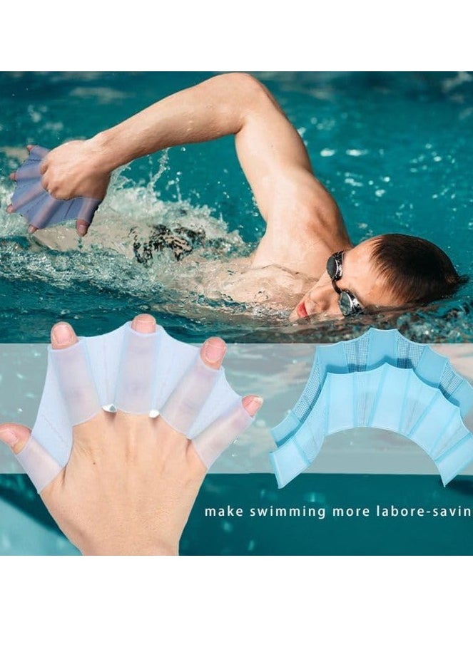 Generic Silicone Swimming Gloves Hand Fins for Swimming and Diving for Adults and Children  - Image 1