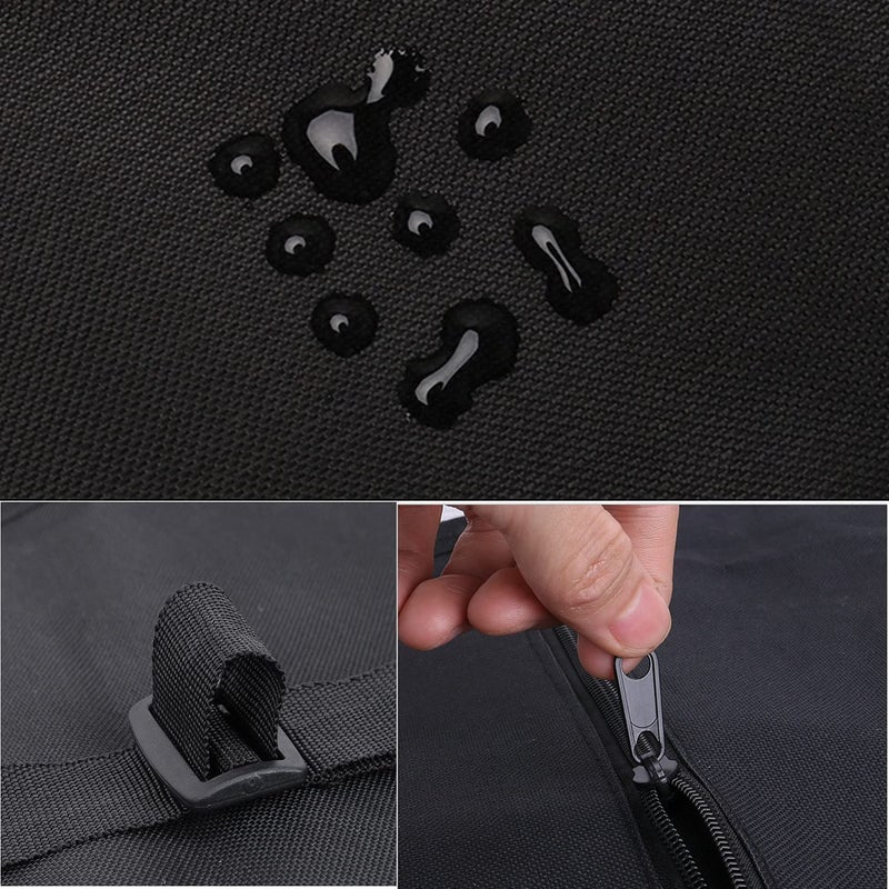 TechBlaze Acoustic Guitar Bag with Guitar Hanger and 5 Free Celluloid Guitar Picks for 38, 39, 40, 41 inch Guitars Cover Bag for Yamaha Pacifica Kadence Juarez and All Acoustic Guitars – Black - Image 3