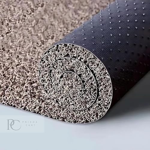 VNQ! Cushion Noodle Mat for Home Entrance, Heavy Indoor Outdoor Anti Slip PVC Floor Mat for Bedroom, Kitchen, for Bathroom, Doors, Office, Door Mat, Bath Mat Colour Biege|(2X4 Feet) - Image 4