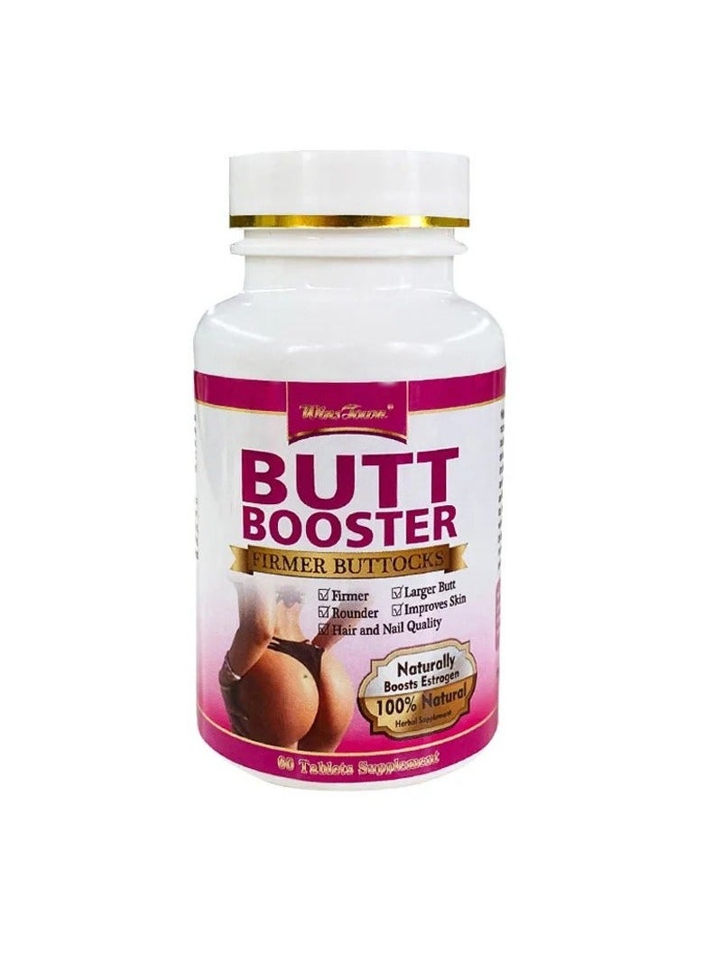 AS SEEN ON TV Booster Pills, Natural ock Enlargement Capsules, Firming And Plump Hips Enhancement Tablets, ocks Lifting Pills For Women, (1 Bottle)  - Image 1
