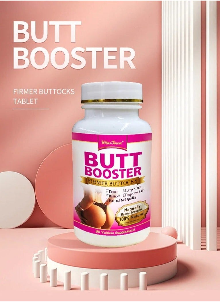 AS SEEN ON TV Booster Pills, Natural ock Enlargement Capsules, Firming And Plump Hips Enhancement Tablets, ocks Lifting Pills For Women, (1 Bottle)  - Image 2