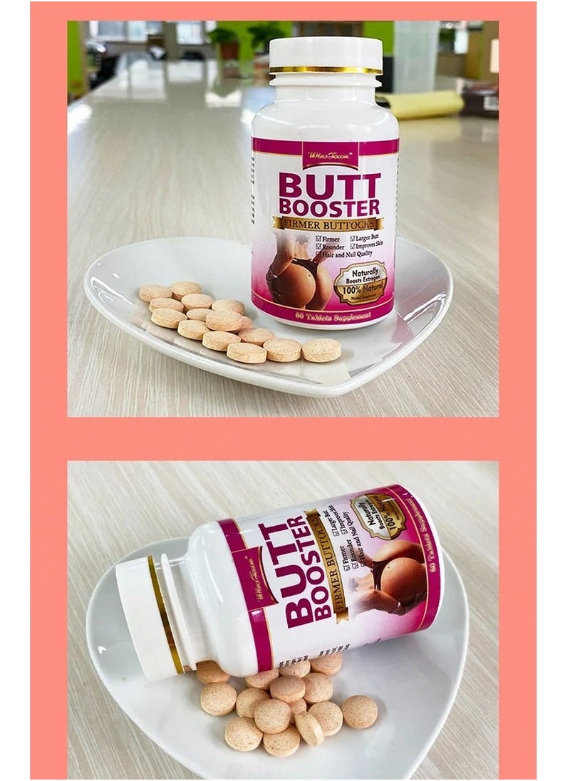 AS SEEN ON TV Booster Pills, Natural ock Enlargement Capsules, Firming And Plump Hips Enhancement Tablets, ocks Lifting Pills For Women, (1 Bottle)  - Image 4