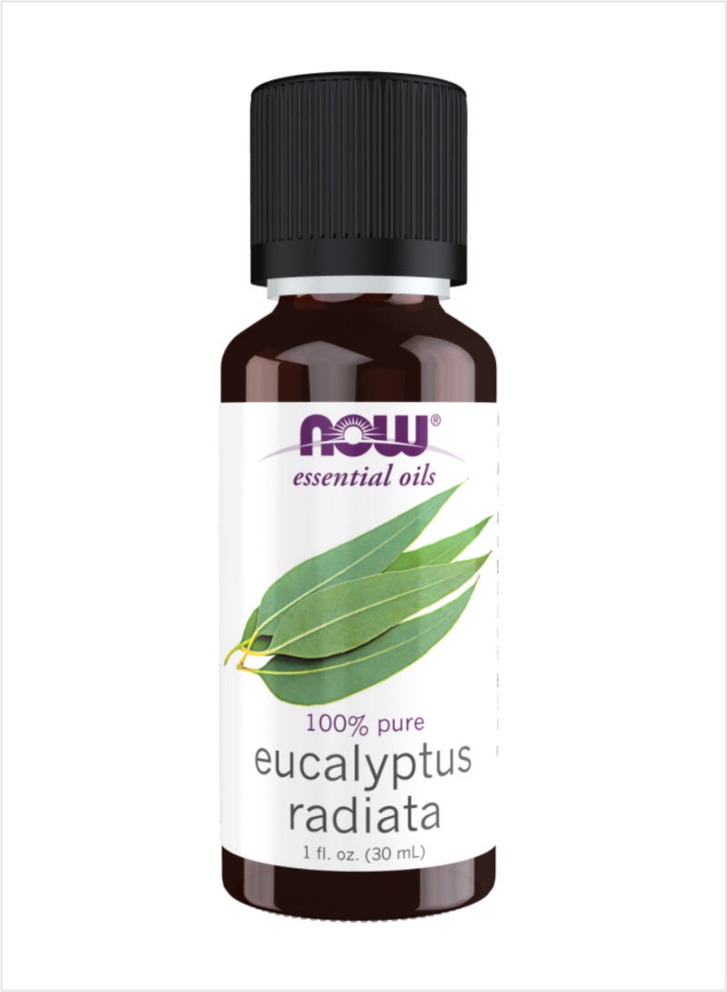 NOW Eucalyptus Radiata Essential Oil - 100% Pure Gentle Freshness, 30ml