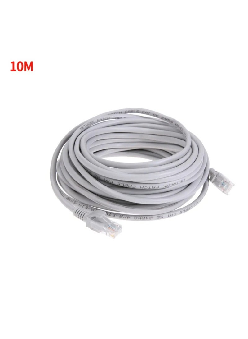 Ethernet Cable High-Speed RJ45 Internet Cable LAN Network Wire Internet Lead Cord Router Computer Cable-10M - Image 1