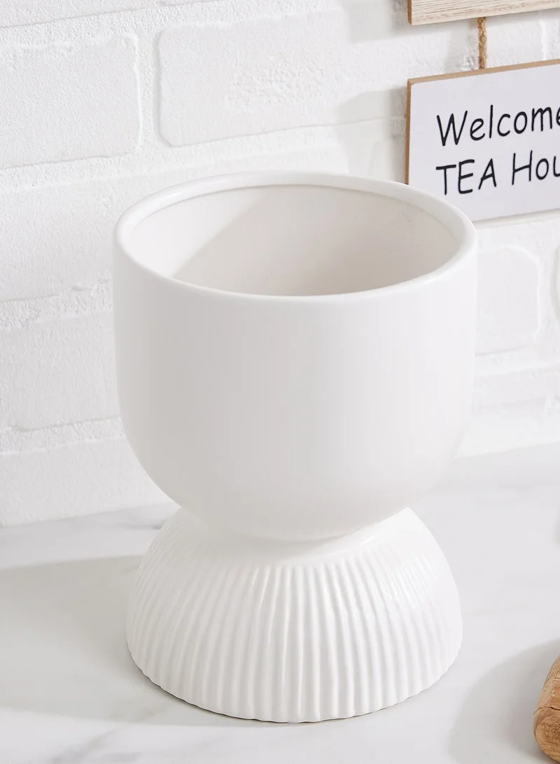 Premier Fia White Planter