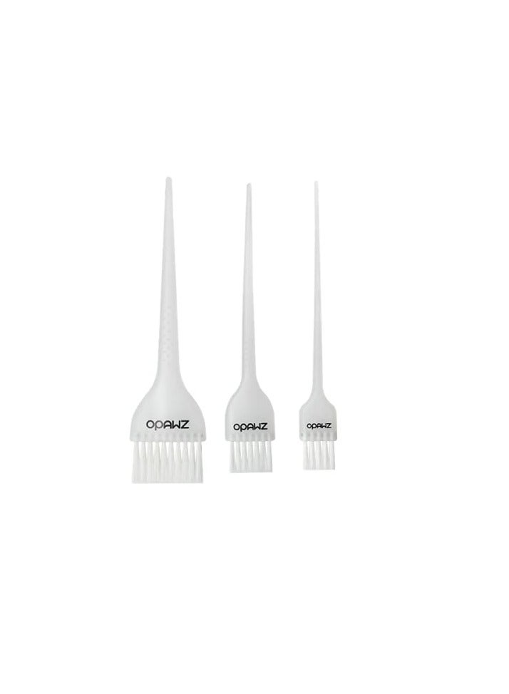 OPAWZ Feather Bristle Hair Color Brushes for Hair Stylist and Groomer for Home and Salon Use-3 Brushes