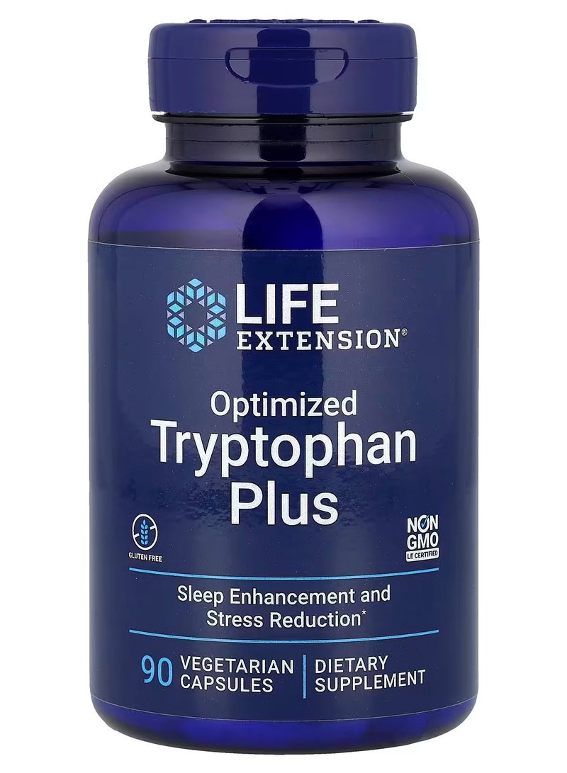 Life Extension, Optimized Tryptophan Plus, 90 Vegetarian Capsules - Image 1