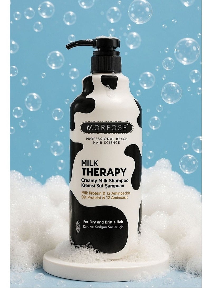 Morfose Pro Milk Therapy Creamy Milk Shampoo (33.81 oz / 1000ml) - Image 1