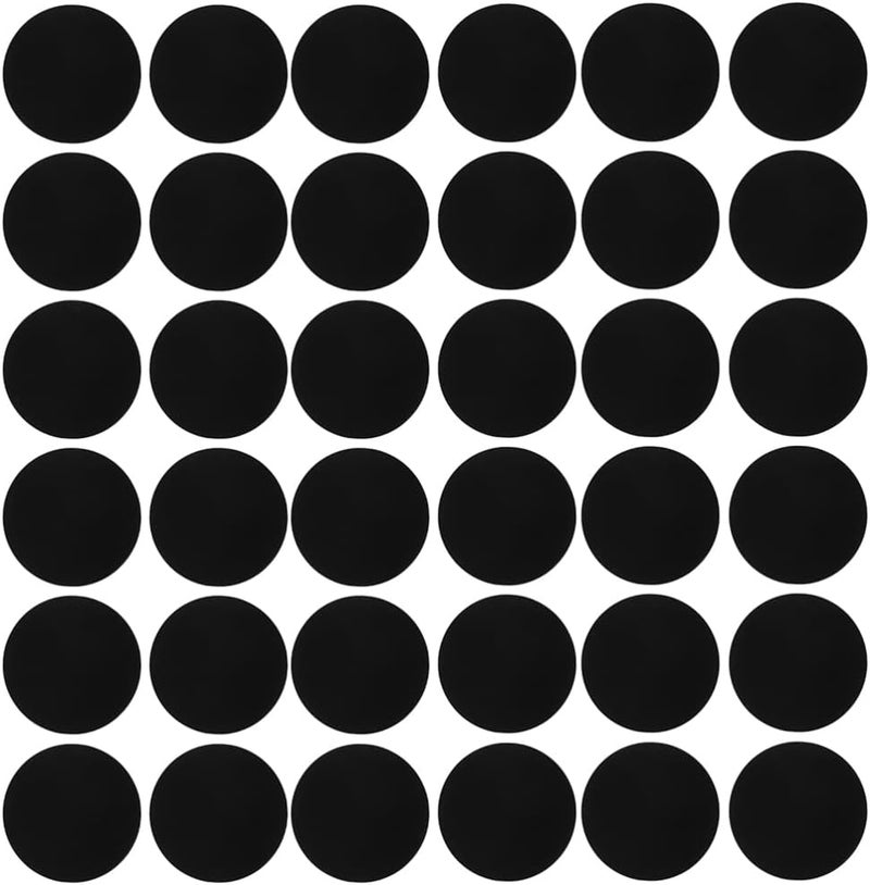 klarako Fridge Magnets 72Pcs Plastic Refrigerator Magnets Round Disc Magnets Fridge Magnetic Stickers Furniture Decors for Kitchen Chalkboard Party Refrigerator Magnets Decorative - Image 1