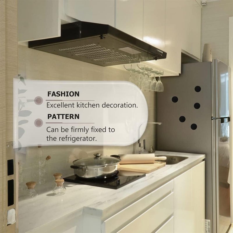 klarako Fridge Magnets 72Pcs Plastic Refrigerator Magnets Round Disc Magnets Fridge Magnetic Stickers Furniture Decors for Kitchen Chalkboard Party Refrigerator Magnets Decorative - Image 3