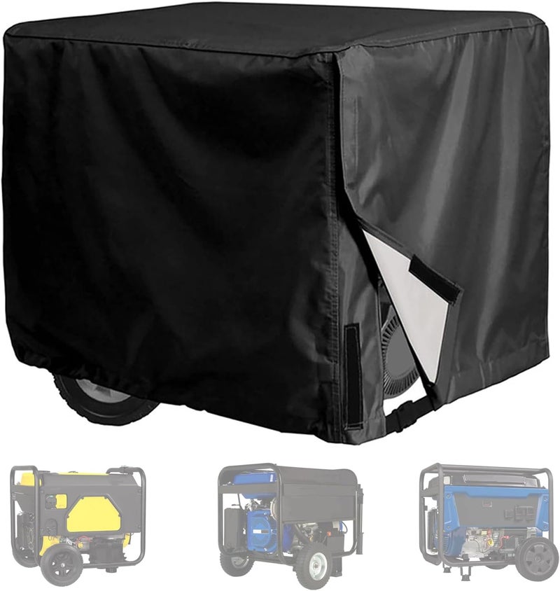 Outdoor Generator Cover for Honda EM4000SX 4000W-3200W, 420D Heavy Duty Water-Resistant Portable Generator Cover, Rain &amp; Dirt Protection with Windproof Buckle Straps,A - Image 1