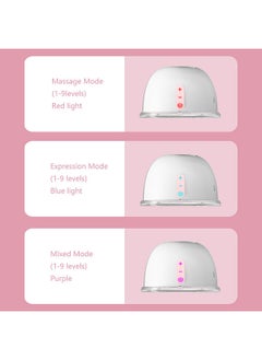 YOUHA YOUHA YH-7006 Wearable Hands Free Electric Breast Pump Silent Invisible Breast Pump 3 Modes 9 Levels of Suction 150ML Large Capacity with 24mm/28mm  Carrying Bag for Home Travel  - Image 3