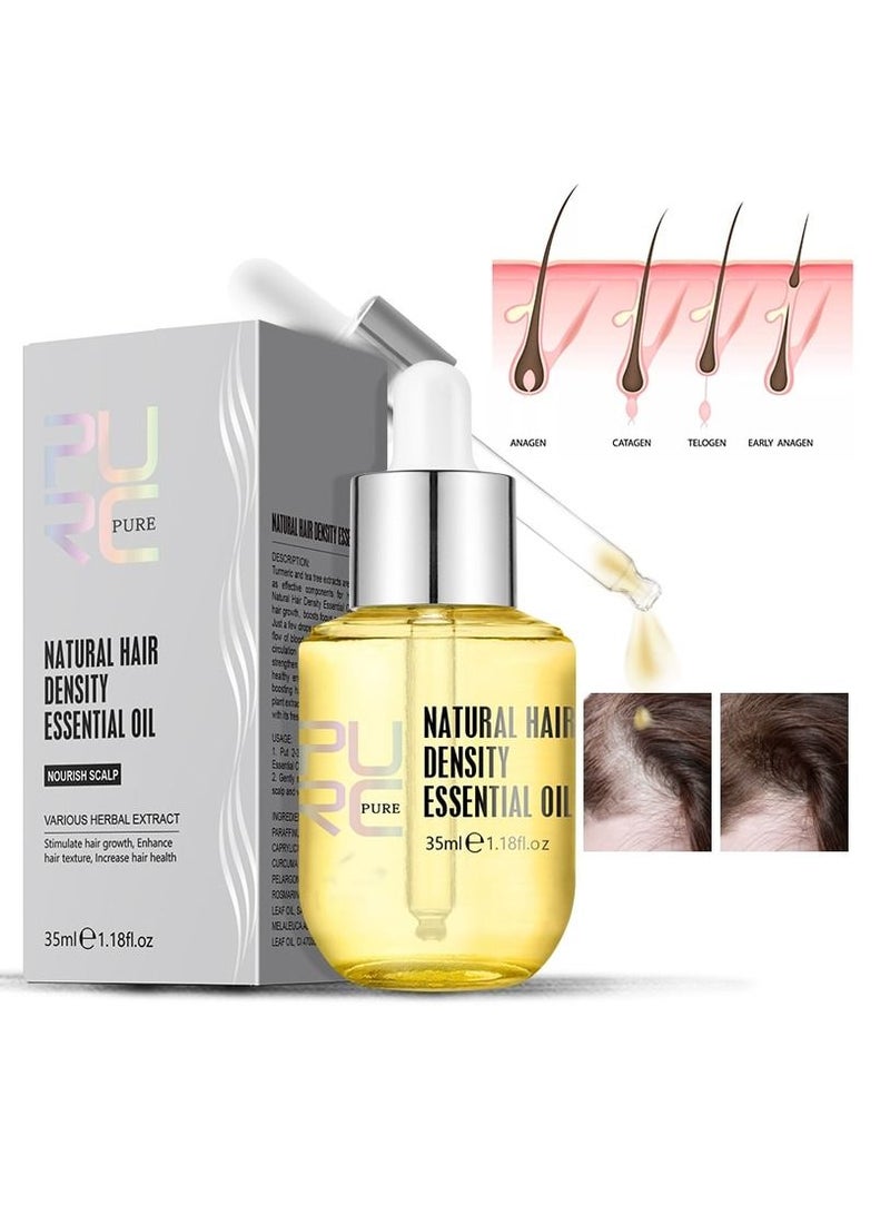 PURC Natural Hair Growth Essence Thickener Regrowth Hair Serum Treatments Oil Fast Grow Hair for Hair Loss Care Product - Image 4