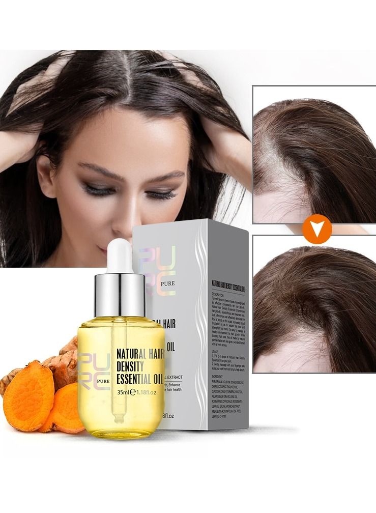 PURC Natural Hair Growth Essence Thickener Regrowth Hair Serum Treatments Oil Fast Grow Hair for Hair Loss Care Product - Image 3