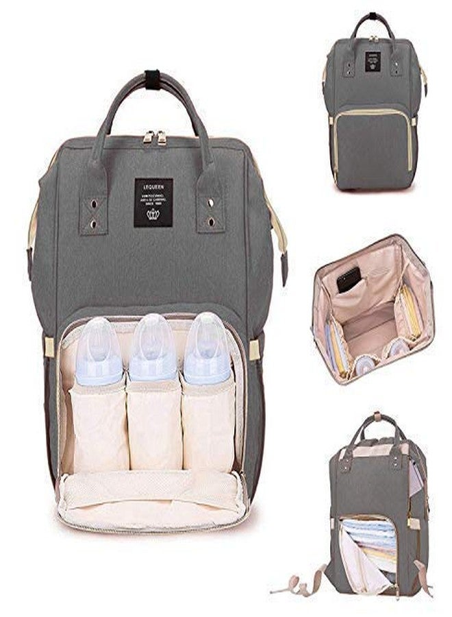Styleys Baby Backpack Handbag, Mummy Bags, Diaper Bag for Mothers for Travel Nappy Tote Backpack (S11035A, Grey) - Image 2