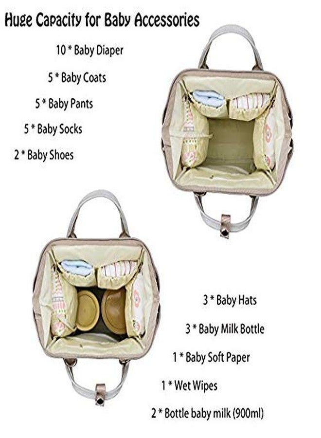 Styleys Baby Backpack Handbag, Mummy Bags, Diaper Bag for Mothers for Travel Nappy Tote Backpack (S11035A, Grey) - Image 5