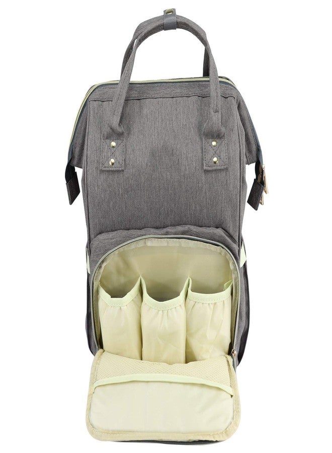 Styleys Baby Backpack Handbag, Mummy Bags, Diaper Bag for Mothers for Travel Nappy Tote Backpack (S11035A, Grey) - Image 1