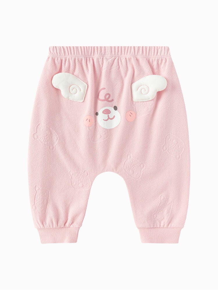 بالابالا بنطلون محبوك بتفاصيل خلفية مرحة للجنسين - Image 2