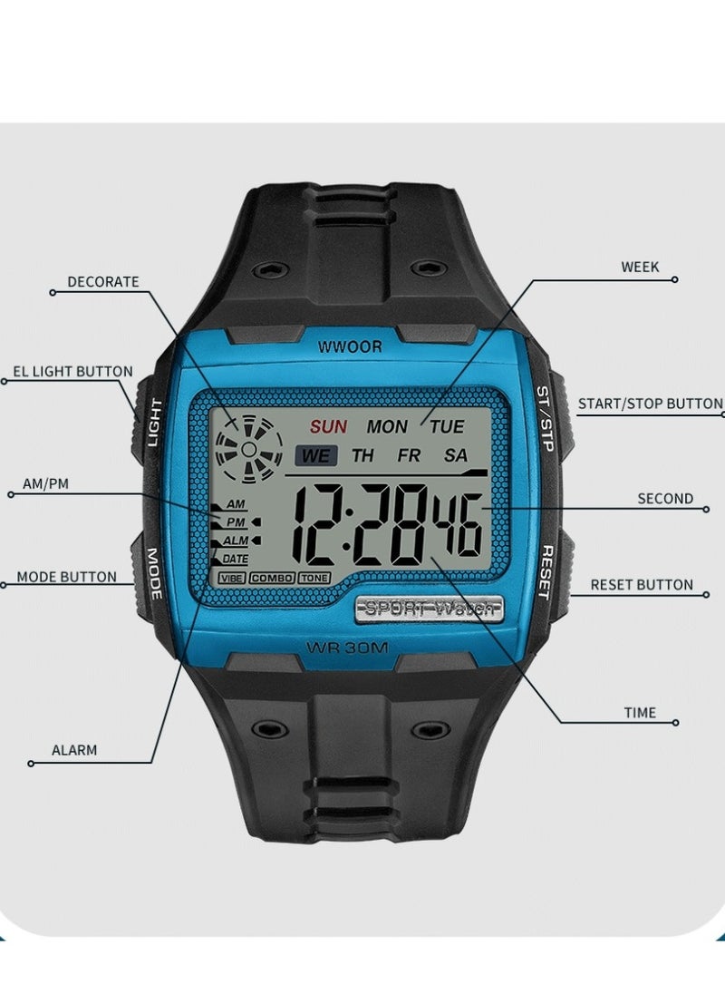 WWOOR - Men's Mports Waterproof Watch - Image 1