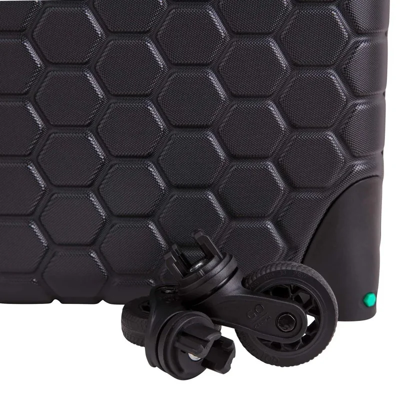 Carpisa Black Hard Trolleys S-Gotech Green  | Best Price UAE