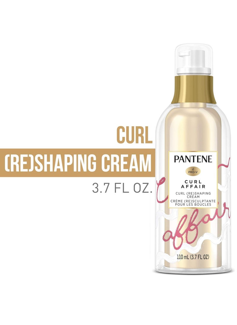 Pantene - Pantene Sulfate Free Curl Affair Curl (Re) Shaping Cream w/ Blackcurrant, 3.7 oz, 2.904 Fl oz - Image 1