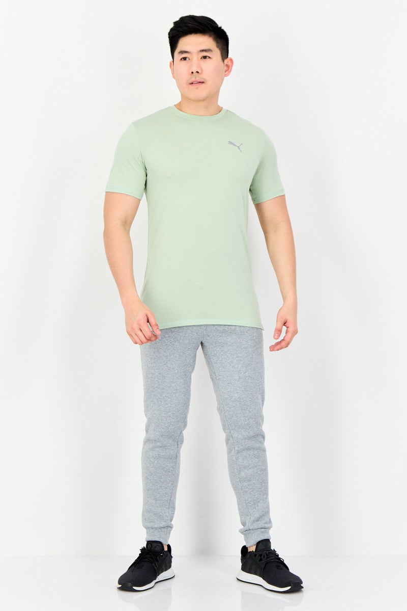 PUMA Men Sportswear Fit Short Sleeves Outdoor T-Shirt, Mint Green - Image 3