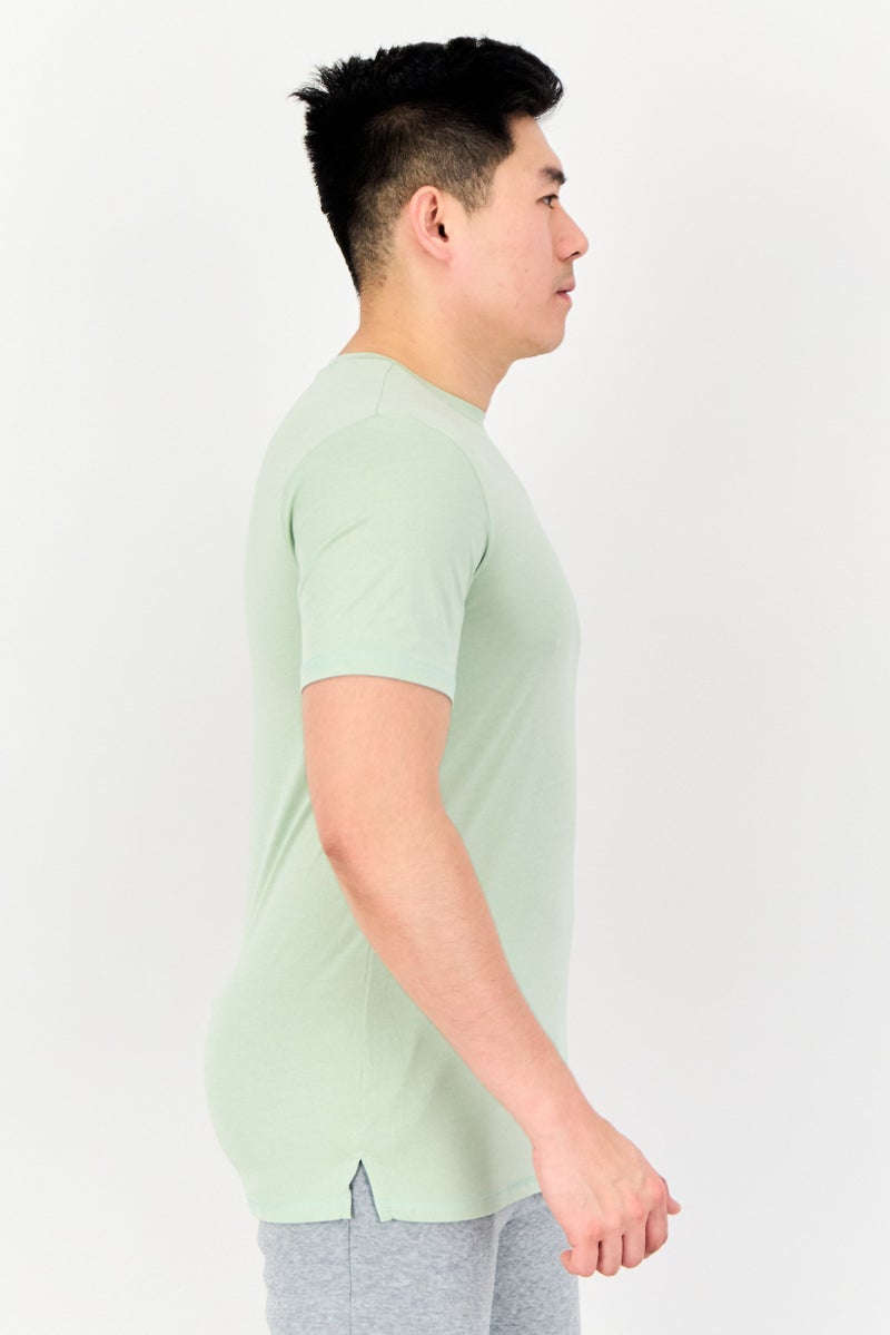 PUMA Men Sportswear Fit Short Sleeves Outdoor T-Shirt, Mint Green - Image 2