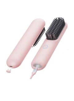 TYMO TYMO Porta PRO Cordless Hair Straightener Brush, Dual Power Mode, Pink  - Image 1