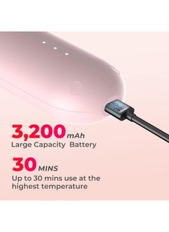 TYMO TYMO Porta PRO Cordless Hair Straightener Brush, Dual Power Mode, Pink  - Image 4