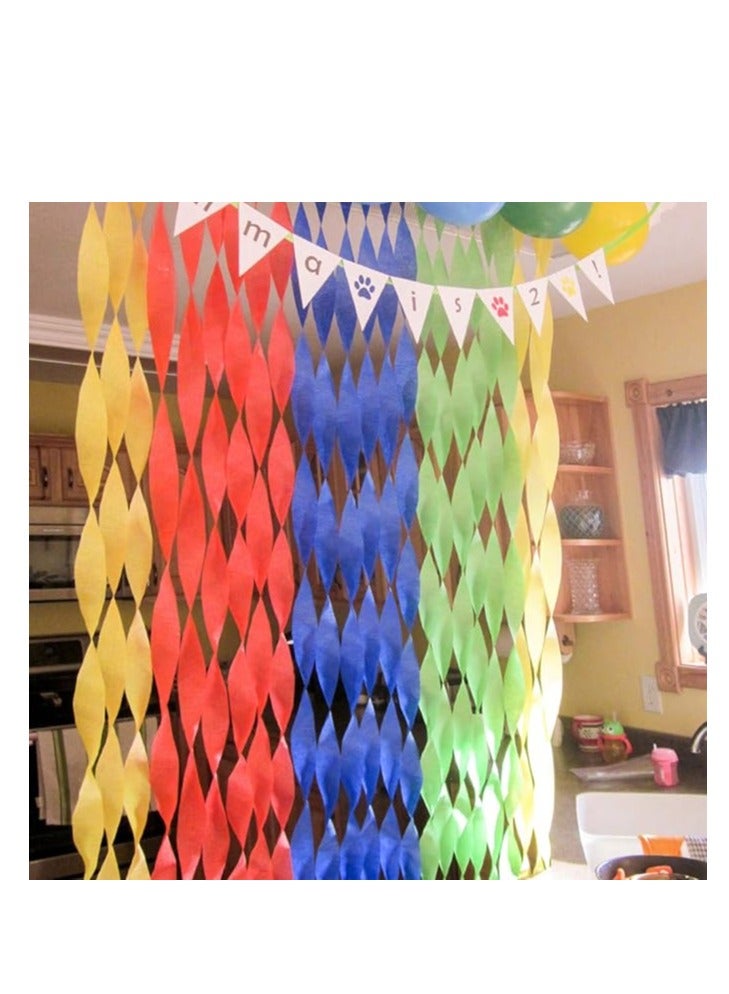 Flamingo 24 Roll Crepe Paper Streamer Single Color 1.5Inches Violet Color - Image 5