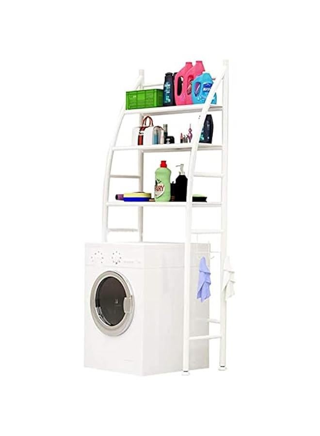 Beauenty Bathroom Space Saver, Toilet/Washing Machine Organizer Stand, 3-Tier Towel Storage Rack Holder Over The Bathroom Shelf Organizer (A-Shape) - Image 1