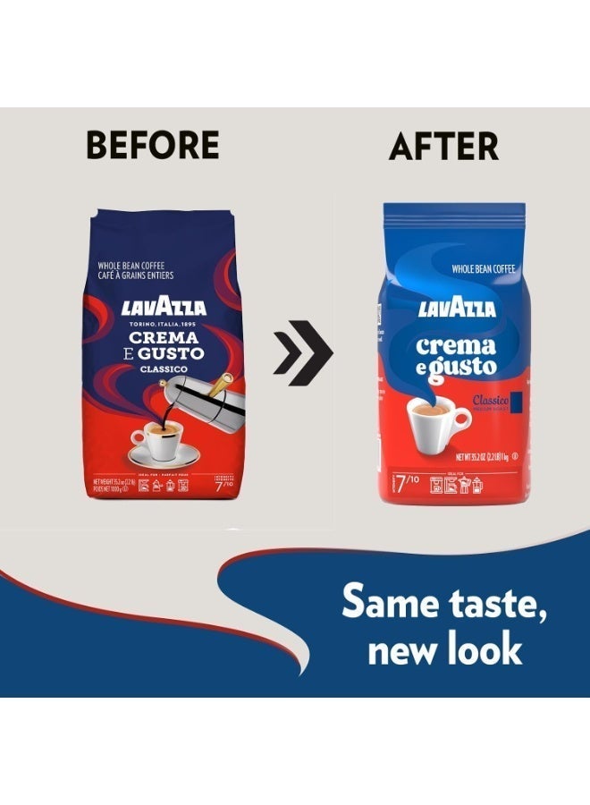 Lavazza Crema E Gusto Classico Medium Roast Whole Bean Coffee 250g - Image 5