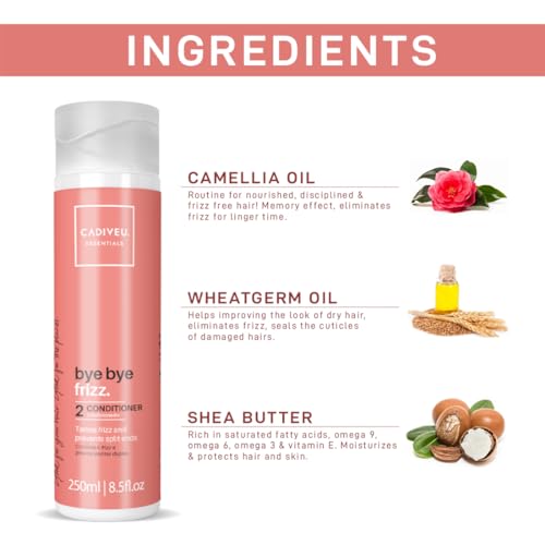 CADIVEU Bye Bye Frizz Conditioner (250ml) - Image 3