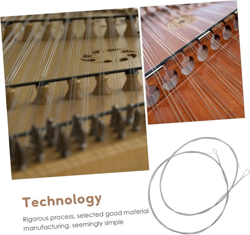 [Precision design] Gatuida 2Pcs Steel Dulcimer Strings Universal Replacement Accessory for Dulcimer Instruments Sturdy Music Instrument Parts Local ready stock fast ship Multi-purpose fine material Easy store & transit build Natural tone color options Condition adaptive build Rack friendly Public demand affordable quality Defect-free product New upgraded product All user affordable trusted quality Reliable local delivery service Low wear optimized build Integrated warehouse solution Family friendly User friendly optimized build Highly recommended by buyers Store exclusive only Standard fit Stackable design High positive ratings Hot in Riyadh,Jeddah,Dammam Ready post purchase fulfill Wide daily application Advanced minimal build - Image 5