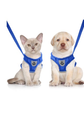 Harness Universal Chest Strap and Leash Set Soft Mesh Padded Pet Vest Harness for Puppy and Cat Reflective Adjustable Breathable Safe Harnesses for Outdoor Walking - pzsku/ZBFADA960DBA2B82F551BZ/45/_/1677480290/df4cc441-7cc8-4a2c-82c8-fa46ac24b33d