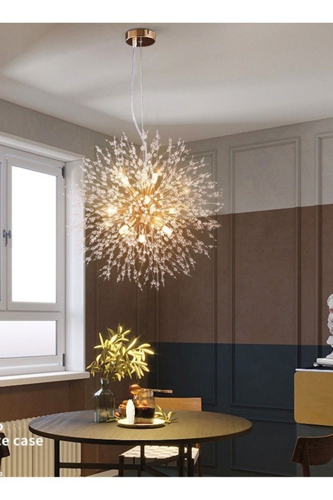 Mid Century Sputnik Chandelier Modern Ceiling Lighting  Adjustable Industrial Mount Pendant Light Fixture For Kitchen Living Dining Room Bedroom Foyer