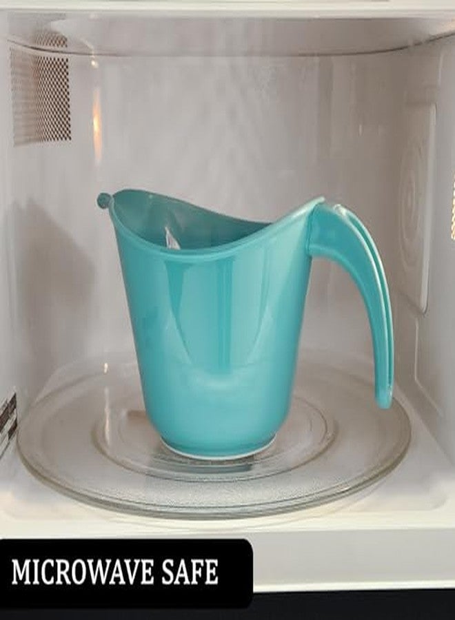 Reston Lloyd, Batter Bowl With Pour Spout, Non-Slip Base, Erogonomic Space Saving Detachable Handle, 2 QT Heavy Duty BPA-Free Microwave & Dishwasher Safe, Turquoise - Image 5